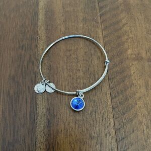 Alex & Ani Blue Charm Bracelet